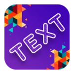 text animation gif maker android application logo